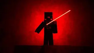 minecraft pero tengo un sable laser