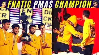 Fnatic champions of PMAS | Final Standing Winning Moments
