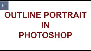 Outline Portrait in Photoshop #photoshop #photoshoptutorial #tutorial #photoeffect
