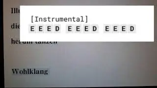 Dreiklang Dimensionen - Rheingold - Karaoke & Chords (Um 5 Halbt&ouml;ne erh&ouml;ht)