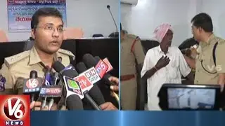 SP Prakash Reddy Presents Clothes To Maoists Family Members On Eve Of Diwali | Nalgonda | V6 News