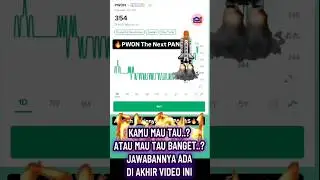 TERNYATA SEGINI TARGET HARGA SAHAM 🔥PWON The Next PANI🔥 #PWON #PANI