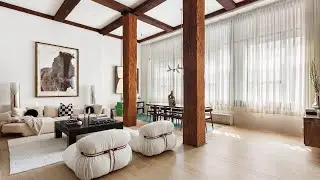 Inside a Stunning Tribeca Condo with Sky-High Ceilings