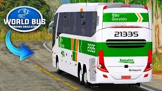 Via&ccedil;&atilde;o Gontijo, Uberl&acirc;ndia&nbsp;para&nbsp;Arax&aacute;, Hor&aacute;rio de 18:00 hrs,linha real. World Bus Driving Simulator.