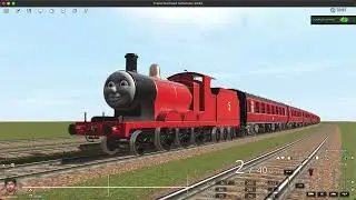 Trainz Railroad Simulator 2023 - James's Wheel Slip Depart Train