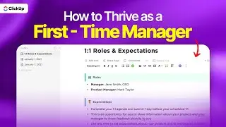 First-Time Manager? Here's How to Lead Confidently Without Burning Out | ClickUp