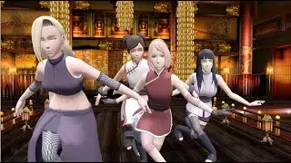 【 MMD NARUTO 】 Shake It Off - Sakura, Ino, Hinata, Tenten