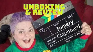 Temery Acrylic Film Clapper Board Unboxing and Review