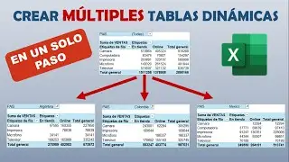 How to Create Multiple PivotTables in One Step in Excel