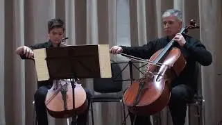 Sebastian Lee : Duo para dos cellos op.60. Concierto de alumnos en el Senado 2019.