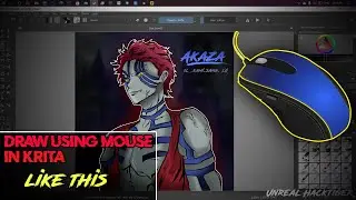 How to draw with 'Mouse' in Krita || ||