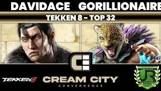 Cream City Convergence 2024 WINNERS TOP 32 - DavidAce (Dragunov) vs Gorillionaire (King) - T8
