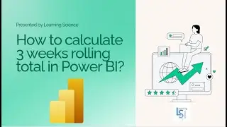 How to calculate 3 weeks rolling total in Power BI? | Calculate 3 weeks running sum in Power BI |
