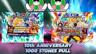 Dokkan's 10th Anniversary 1000 Stones Pulls (Part 1)