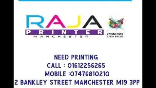 Printing for The House of Beauty Manchester by Raja Printer Manchester