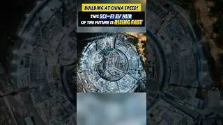 Building at #China Speed!&mdash;This Sci-Fi #EV Hub of the Future Is Rising Fast#BuildChina#likechina#fyp