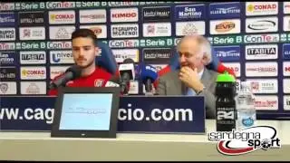 Cagliari, conferenza stampa di Ceppitelli e Capozucca