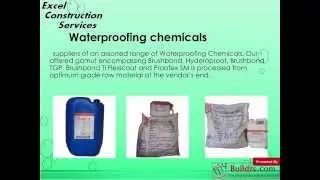 Manufacturers of Construction chemicals by Excel Construction