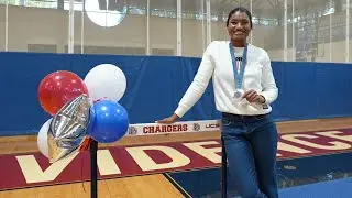 Charlotte school honors Olympic silver-medalist, alumna with &lsquo;Anna Cockrell Day&rsquo;