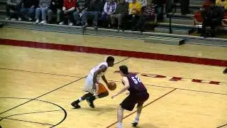 Badger Splits the Defense for an easy Mt Vernon Rams Lay-Up