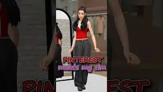 Pinterest designed my sim without my input😭 #sims4 #fashion #shorts #thesims4 #thesims