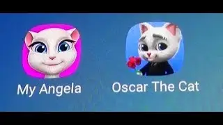 My Talking Angela Vs Oscar The Cat