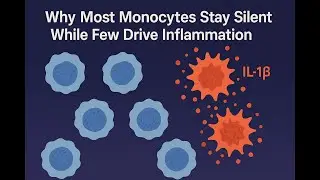 Why Most Monocytes Stay Silent While Few Drive Inflammation