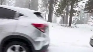 Snowstorm Drive from Pinecrest to Bay Area 🌨️🚗 | Epic Winter Journey Through the Snow!