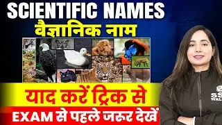 SCIENTIFIC NAME OF ANIMALS | SCIENCE TRICKS FOR ALL SSC EXAMS 2023 | SCIENCE BY SHILPI MA'AM