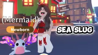 Making my Sea Slug ride! Roblox Adopt Me!