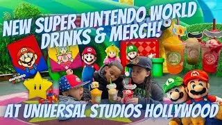 EP 43 NEW Super Nintendo World Drinks and Merch +Jurassic World Ride-through