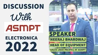Discussion with ASMPT in Electronica 2022