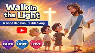 🎵 Walk in the Light 🎵 children song | Learn to Be Kind, Honest, Respectful and Faith in God