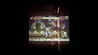 Blanka vs Vega Final round SNES