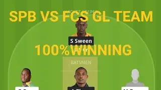 #spb Vs fcs dream11 gl team Prediction today 100%winning