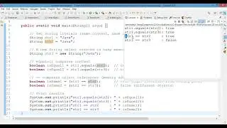 🌟 Java : String Comparison in Java — equals vs == Explained!