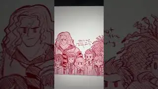 Junko is not invited to the pizza party #meme #comedy #danganronpa #junkoenoshima #art