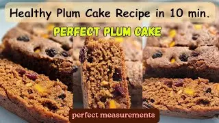 10‑Min Christmas‑Themed Healthy Plum Cake &ndash; Festive & Guilt‑Free