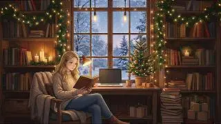 집중력 최고, 2시간 순삭되는 고요한 겨울 서재 ❄️ 공부/독서/업무 | 몰입의 서재#10