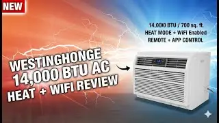 Westinghouse 14,000 BTU AC Review | Cooling & Heating Smart Air Conditioner Test