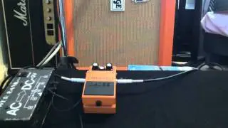 Boss DS-1 Distortion with Seeing Eye modification