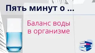 Пять минут о... Баланс воды в организме