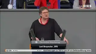 AKTUELL : REDE LENI BREYMAIER ( SPD ) AM 13.DEZEMBER IM DEUTSCHEN BUNDESTAG IN BERLIN.