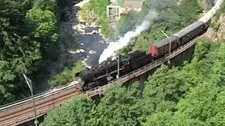 Dampfz&uuml;ge auf der Murgtalbahn