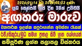 Kuja maruva | අඟහරු උච්ච භවනට | සම්පූර්ණ ලග්න පලාපල #marstransit #2026 