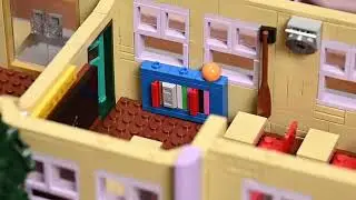 3500PCS Springfield Elementary School Building Blocks Idea Anime Street View Modular Architecture