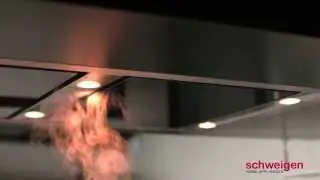 The Quiet Kitchen Show - Schweigen Silent Overhead Range-hood.