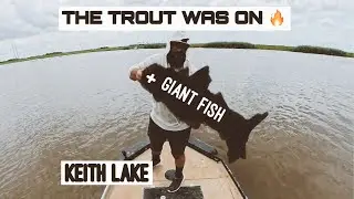 We Caught 30+ Speckled Trout at  Keith Lake!