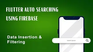 Flutter  SearchFeild With Firebase|Flutter Custom Widget|Flutter SearchFeild  Firebase Firestore