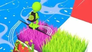 Grass Race game Play Walkthrough all levels IOS and android
